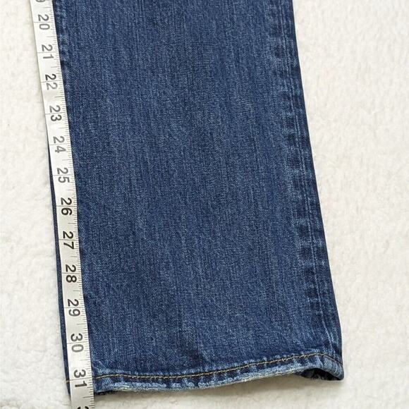 Abercrombie & Fitch Straight Jeans 32 Blue Distressed Denim Classic Menswear - Picture 6 of 10